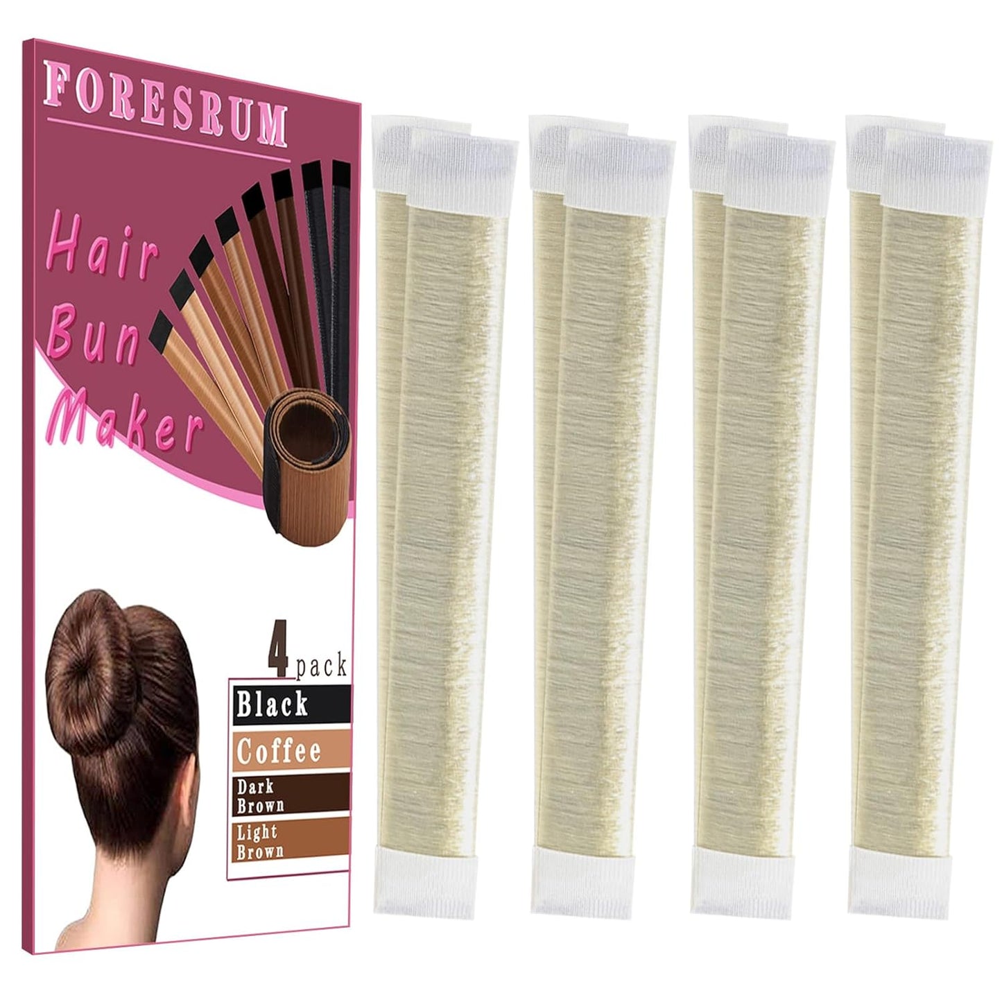 MagicLoop 4-in-1 Hair Bun Styler Set for Women and Kids