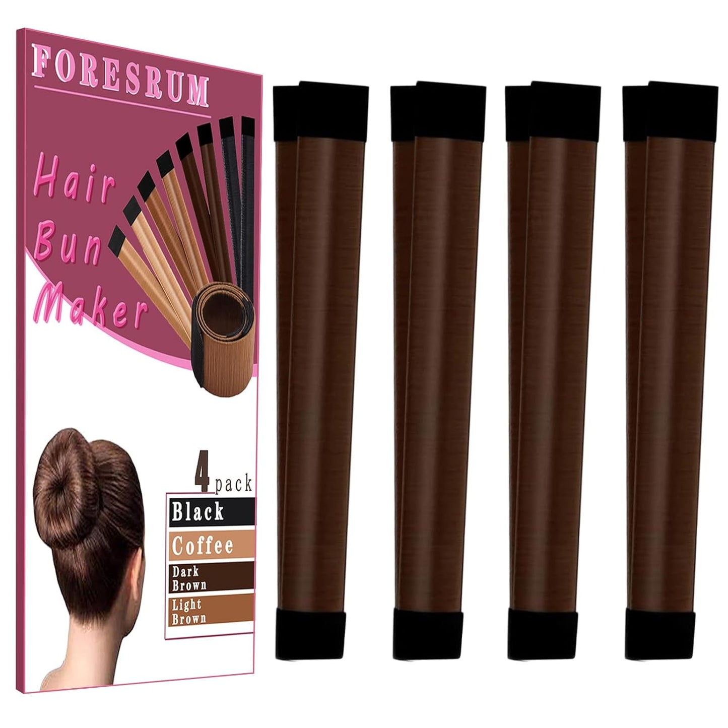 MagicLoop 4-in-1 Hair Bun Styler Set for Women and Kids