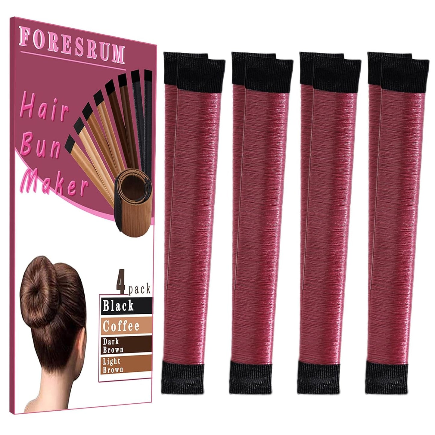 MagicLoop 4-in-1 Hair Bun Styler Set for Women and Kids