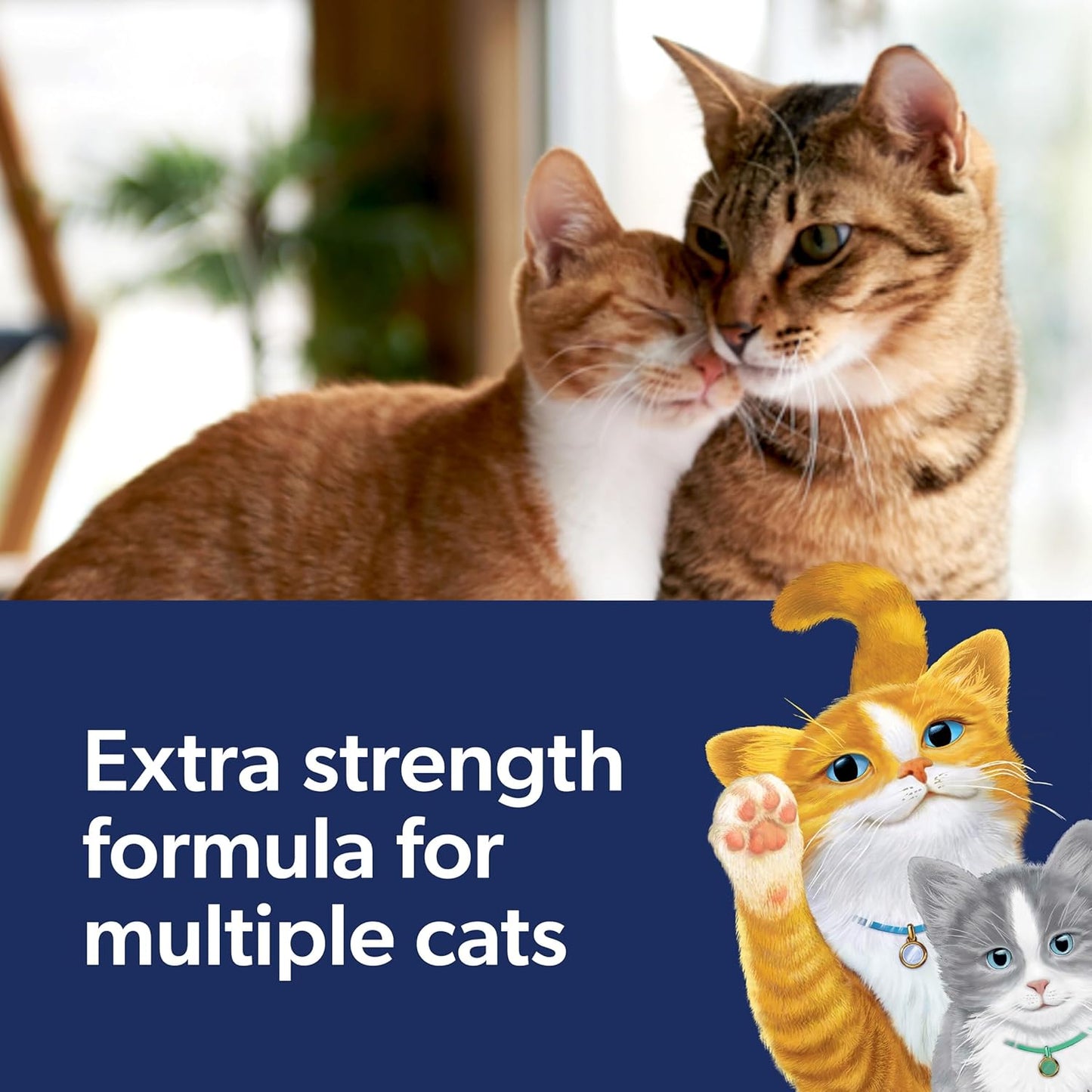 Fresh Step Clean Paws Cat Litter with Febreze Freshness, Advanced Multi Cat Low Tracking Clumping Litter, 37 lbs. (2 x 18.5 lb. Box)