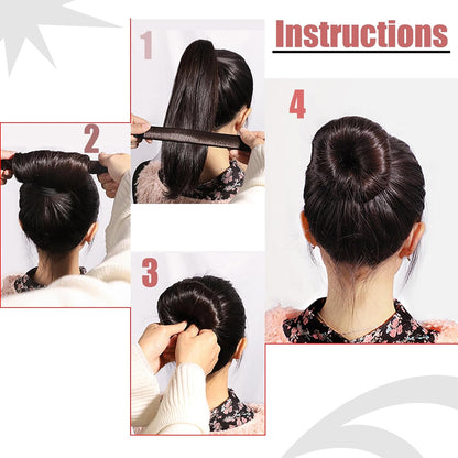 MagicLoop 4-in-1 Hair Bun Styler Set for Women and Kids