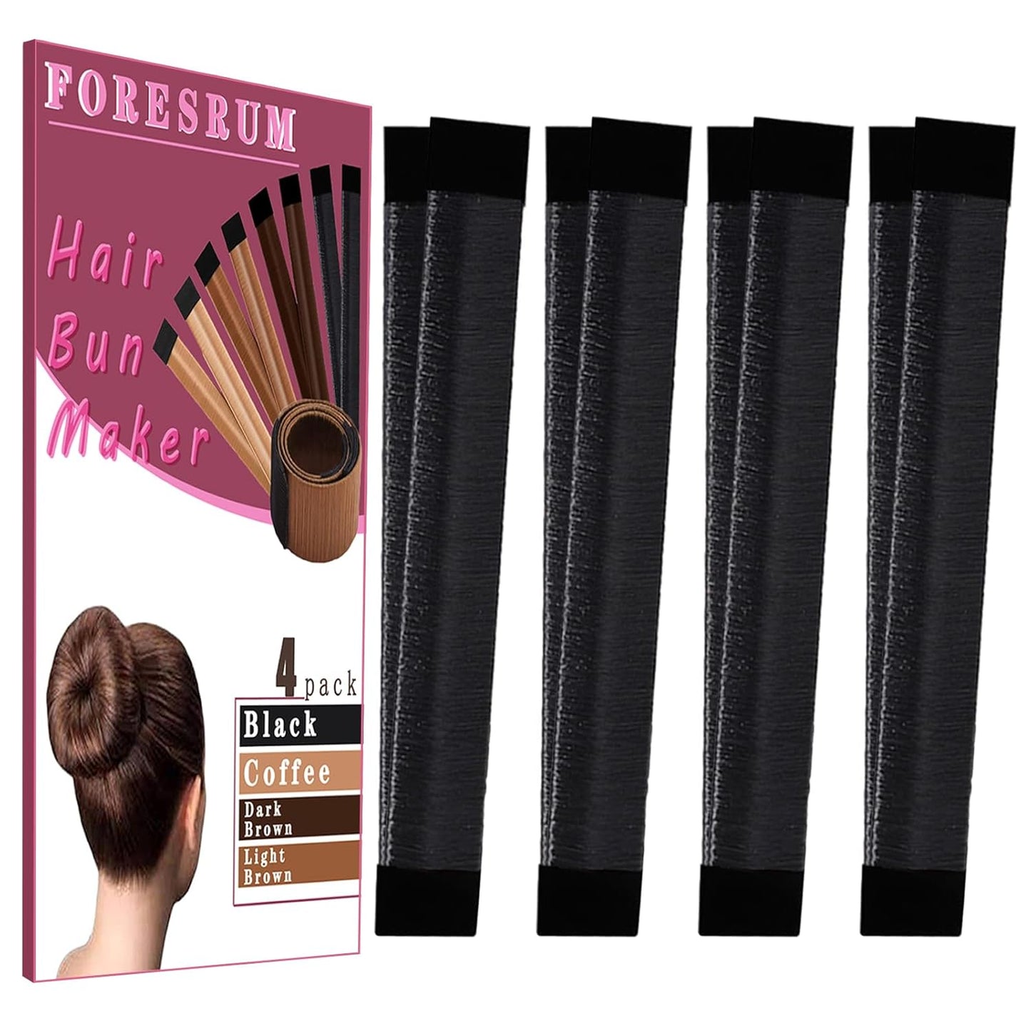 MagicLoop 4-in-1 Hair Bun Styler Set for Women and Kids