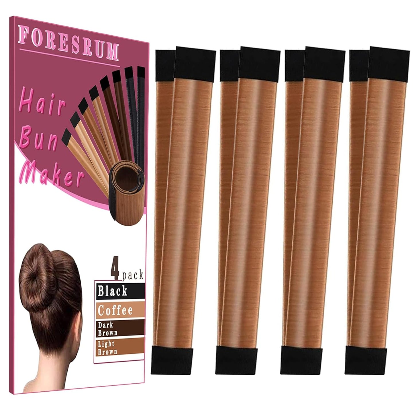 MagicLoop 4-in-1 Hair Bun Styler Set for Women and Kids