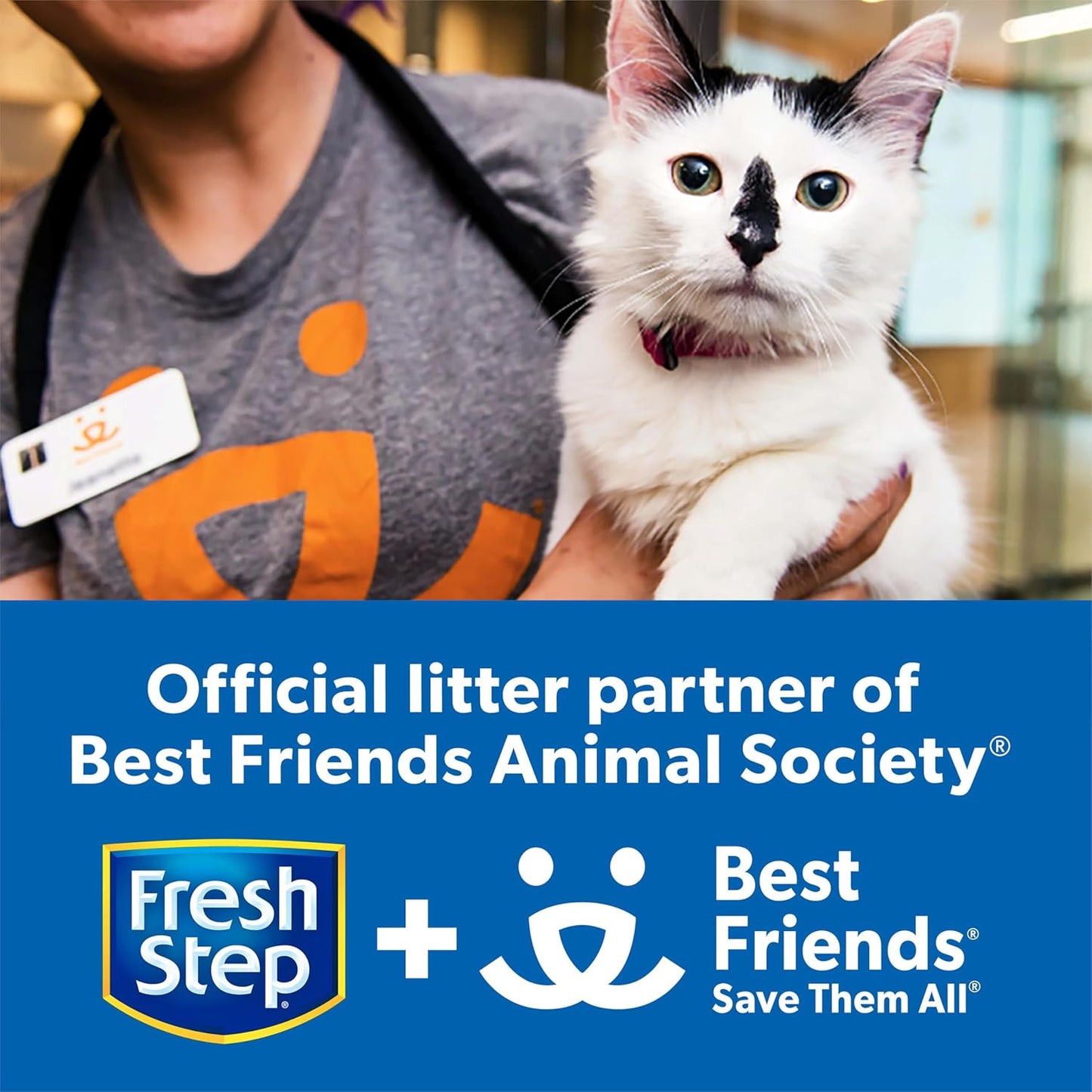 Fresh Step Extreme Clumping Litter With Febreze Freshness, Mountain Spring Scent Clumping Cat Litter With Guaranteed Odor Control, 14 lb. Box
